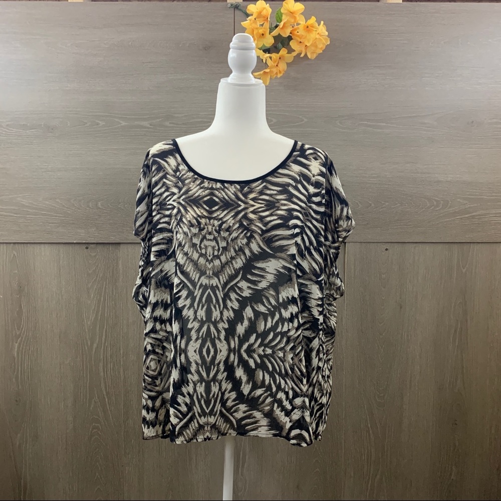 Torrid See through Open Back Top